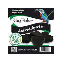 Kingfisher Lakridshjerter Glutenfri | 90 g