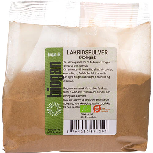 Biogan Økologisk Lakridspulver | 100 g
