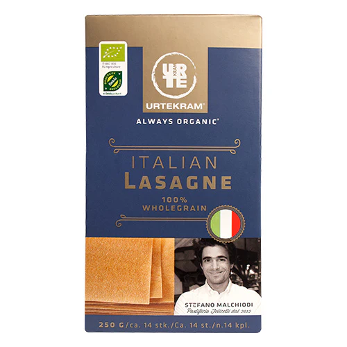 Urtekram Lasagne Fuldkorn Økologisk | 250 g