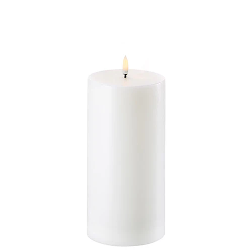 Uyuni lighting LED Bloklys, Nordic white, Smooth, 10,1x20 cm