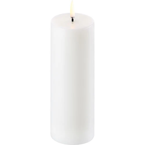 Uyuni lighting LED Bloklys, Nordic white, Smooth, 5,8x15 cm