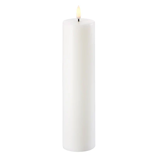 Uyuni lighting LED Bloklys, Nordic white, Smooth, 5,8x22 cm