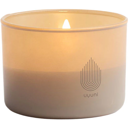 Uyuni lighting LED Glas lys, Beige, 8,2x6 cm