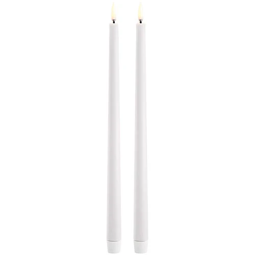 Uyuni lighting LED slim Kronelys, NW, Smooth, 2-pack, 2,3x32 cm
