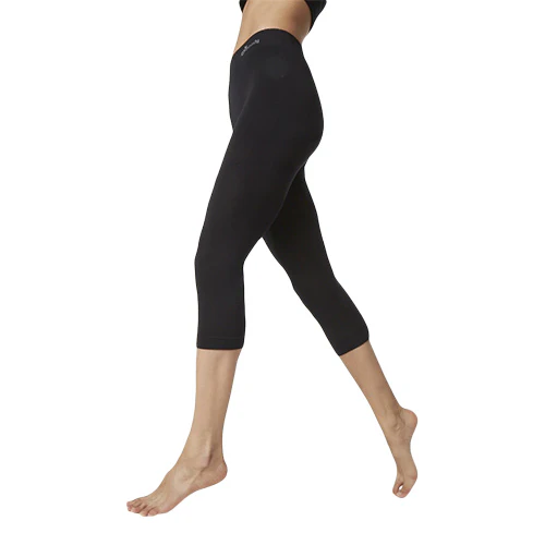 Boody Leggings 3/4 Sort | Str. L