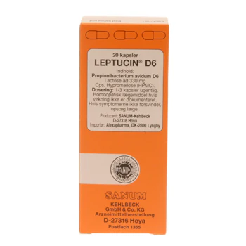 Sanum Leptucin D6 Kapsler | 20 kapsler