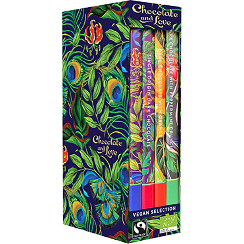 Chocolate and Love Library Box Vegan Chokolade Økologisk | 320 g