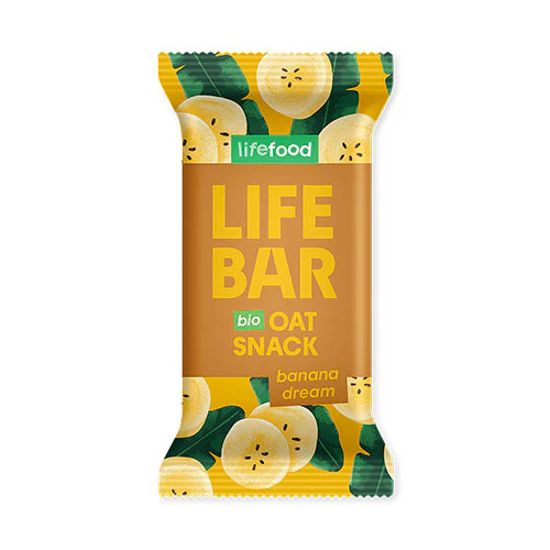 Lifebar Havre Snack Banana Dream Økologisk | 40 g
