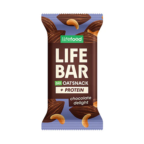 Lifebar Havre Snack Protein Chocolate Delight Økologisk | 40 g