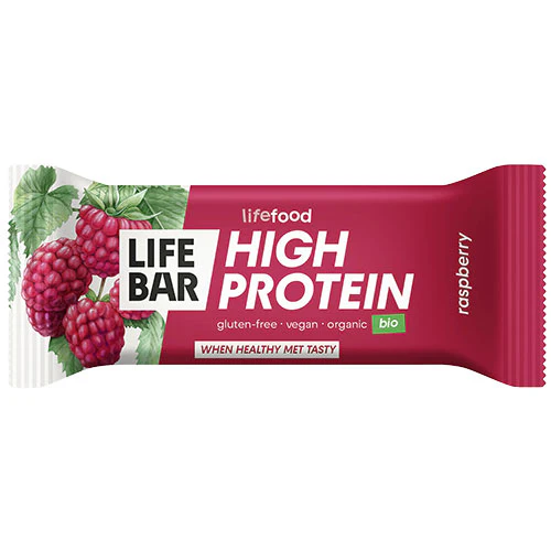 Lifebar Proteinbar Hindbær Økologisk | 40 g