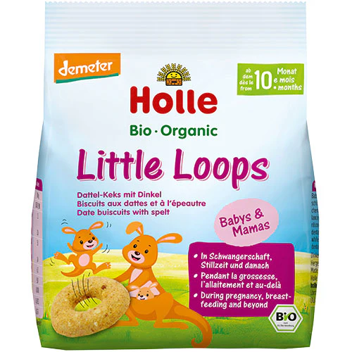 Holle Little Loops Speltkiks Økologisk Demeter | 80 g