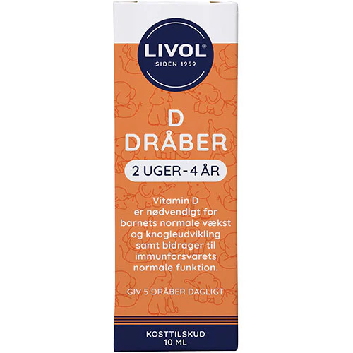 Livol D3-dråber Til Børn | 10 ml