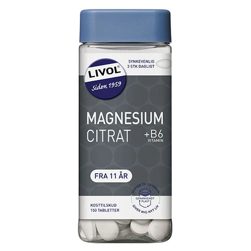 Livol Magnesium Citrat | 150 tabletter