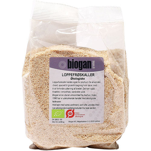 Biogan Økologiske Loppefrøskaller Psyllium | 200 g