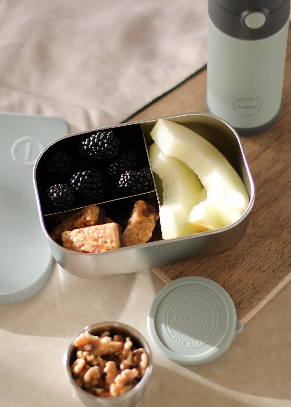 AYA&IDA Lunch Box 900 ml | Mint Green - Image 2