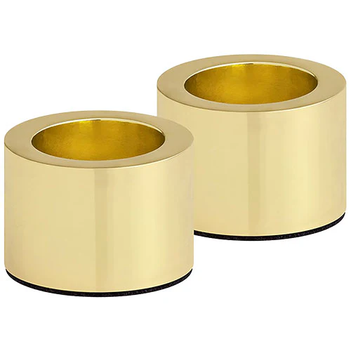 Uyuni lighting Lysestage t. kronelys, Matte Brass, 2-pack, 3,2x2,