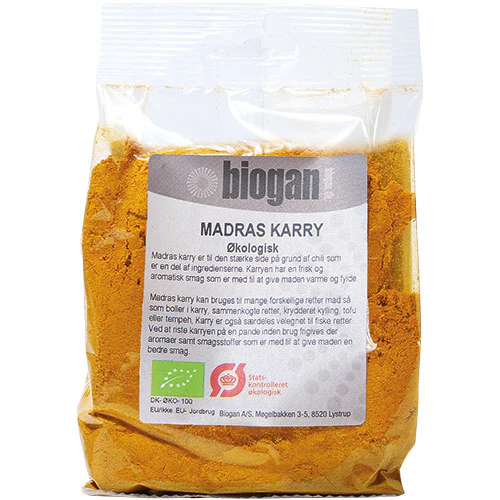 Biogan Madras Karry Økologisk | 100 g