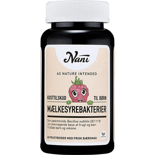 Nani Mælkesyrebakterier Til Børn | 60 gummies