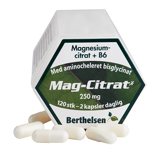 Berthelsen Mag-citrat | 120 kapsler
