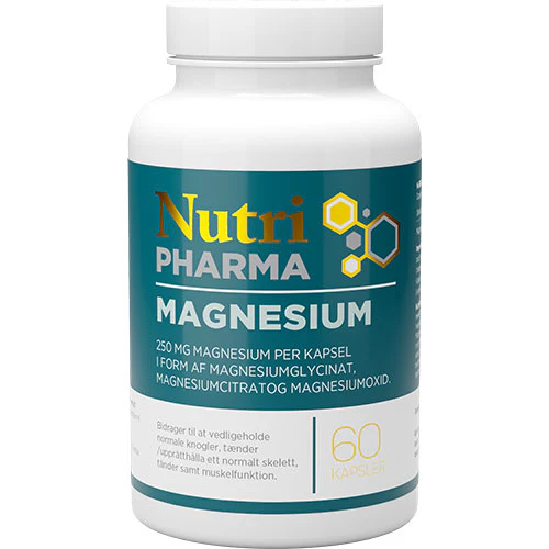 NutriPharma Magnesium | 60 kapsler