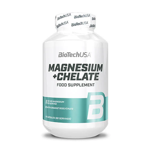 BioTechUSA Magnesium + Chelate | 60 kapsler