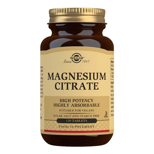 Solgar Magnesium Citrat 200mg | 120 tabletter