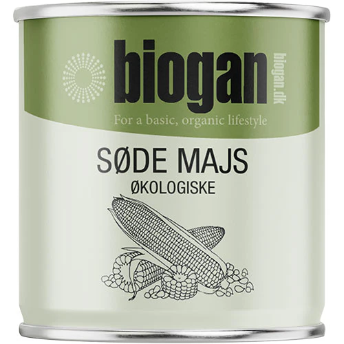 Biogan Majs Søde På Dåse Økologisk | 160 g