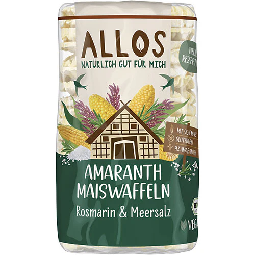 Allos Majsgaletter Rosmarin Havsalt Økologisk | 100 g