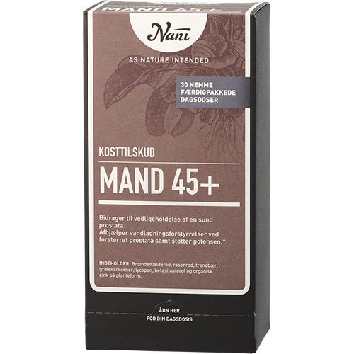 Nani Mand 45+ Kurpakke | 30 breve