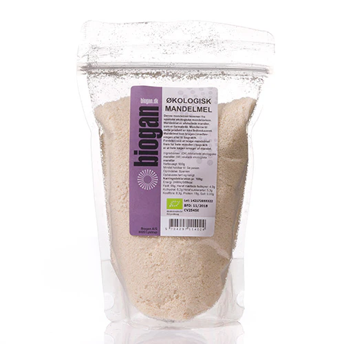 Biogan Økologisk Mandelmel | 500 g