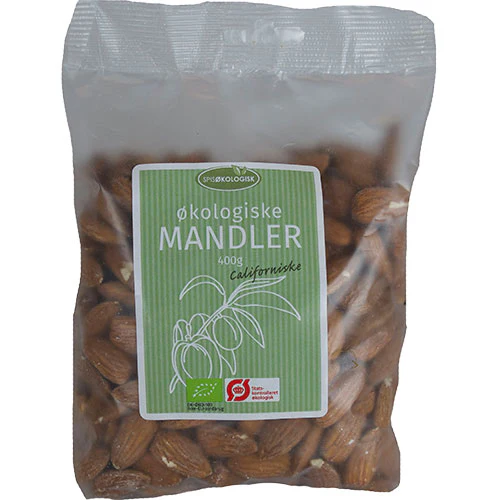Spis Økologisk Mandler Californiske Økologisk | 400 g