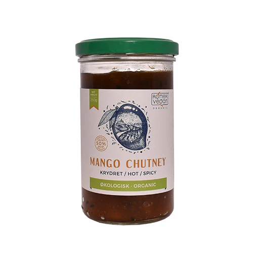 Rømer Mango Chutney Stærk, Økologisk | 250 g