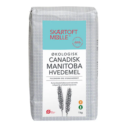 Skærtoft mølle Manitoba Hvedemel Fuldkorn Økologisk | 1 kg