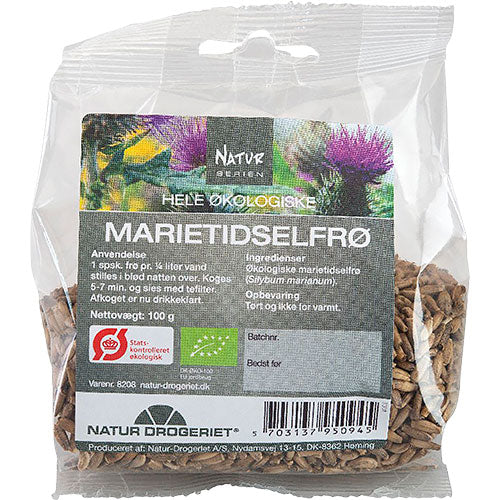 Natur-Drogeriet Marietidsel Hel Økologisk M.aftagelig Etiket | 100 g