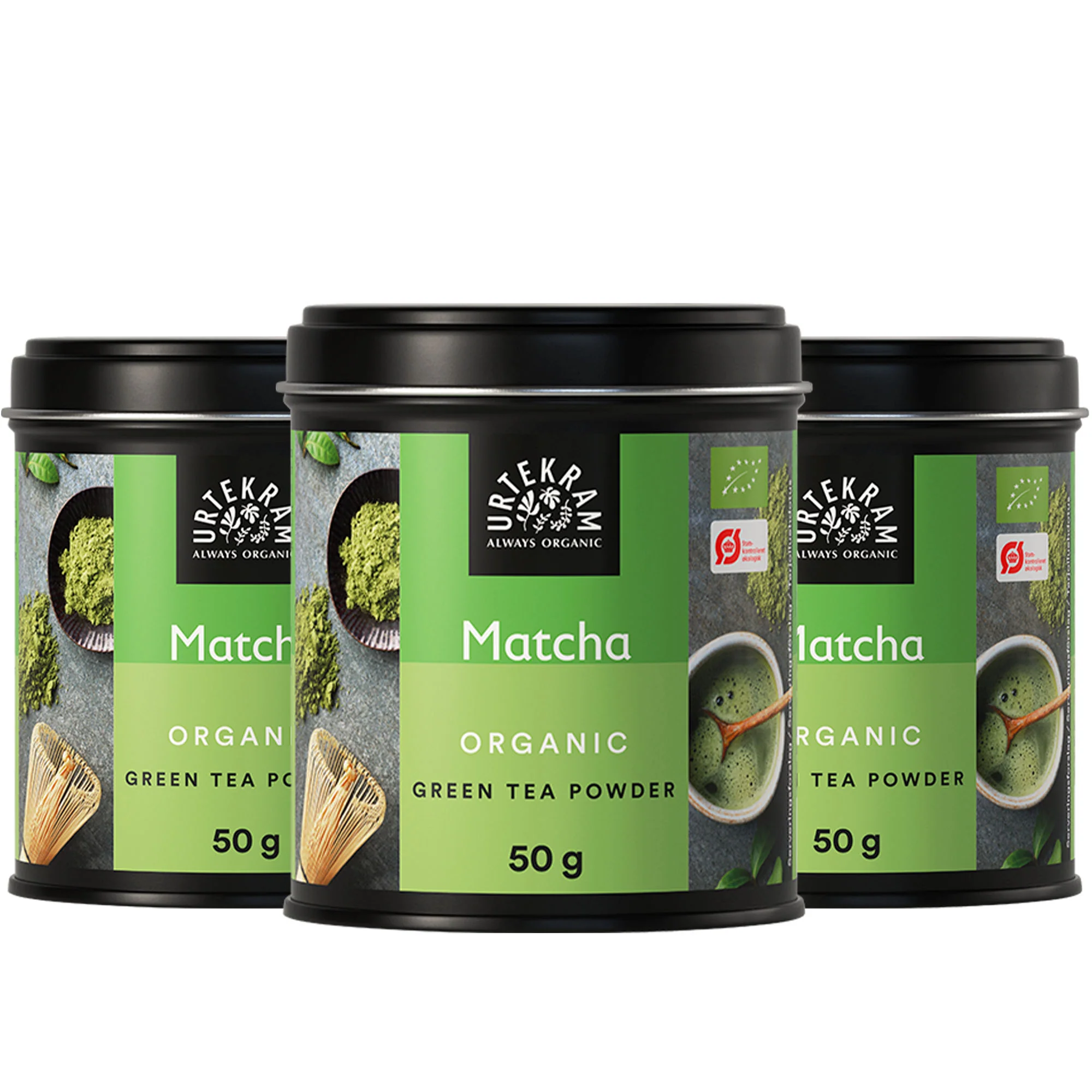 Urtekram Matcha Tea Økologisk | 3 x 50 gr