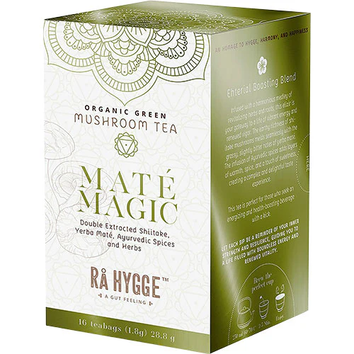 Rå Hygge Maté Magic - Shiitake Maté Tea Økologisk | 16 breve