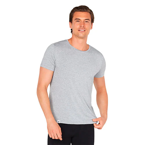 Boody Men´s Crew Neck T-shirt Lysegrå | Str. Xl