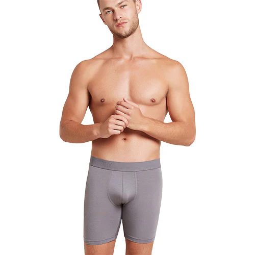 Boody Men´s Everyday Longer Boxers Ash | Str. S