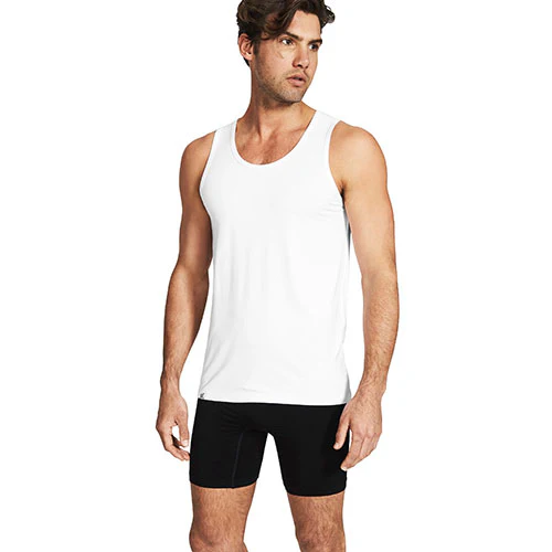 Boody Men´s Singlet Hvid | Str. M