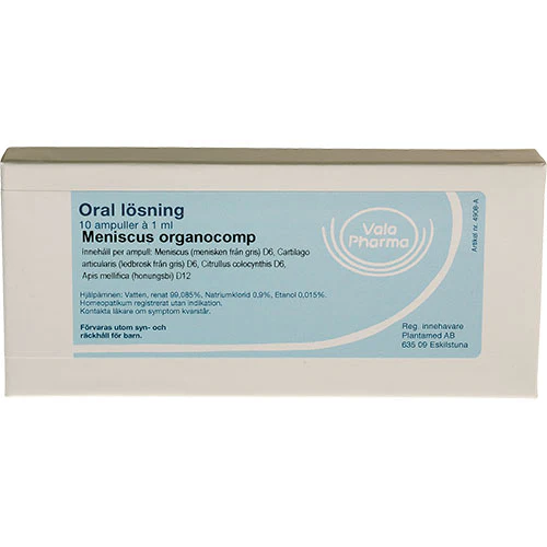 Vala Pharma Meniscus organocomp | 10 AMP