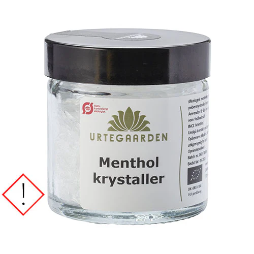 Urtegaarden Mentholkrystaller Økologisk | 20 g