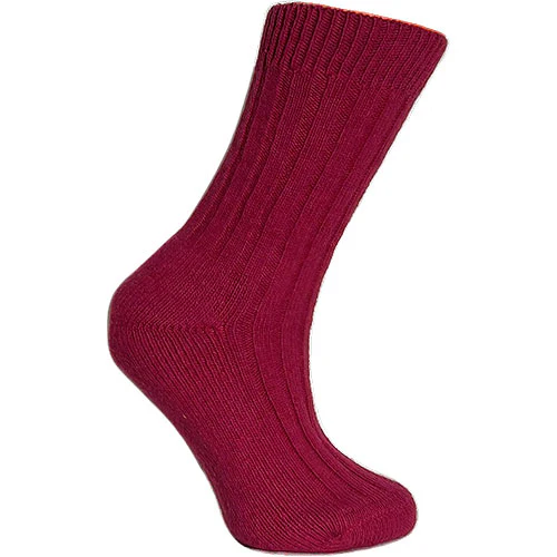 Merinould Strømper Cerise | Str. 35/38