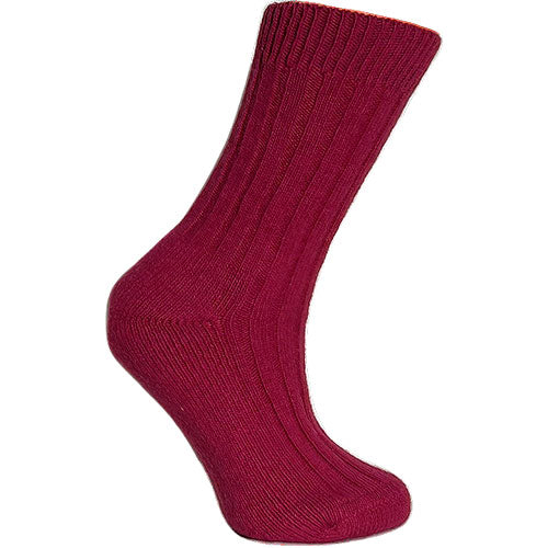 Merinould Strømper Cerise | Str. 39/42