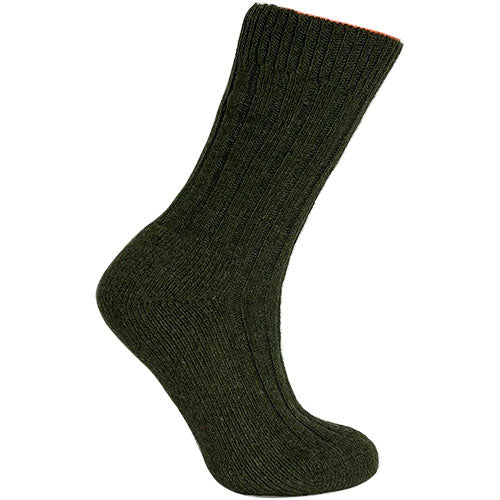 Merinould Strømper Grøn | Str. 35/38