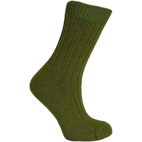 Merinould Strømper Lime | Str. 35/38