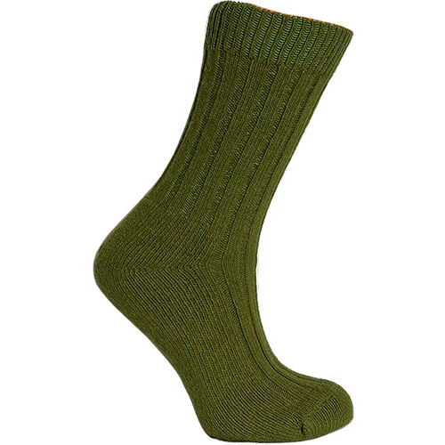 Merinould Strømper Lime | Str. 39/42
