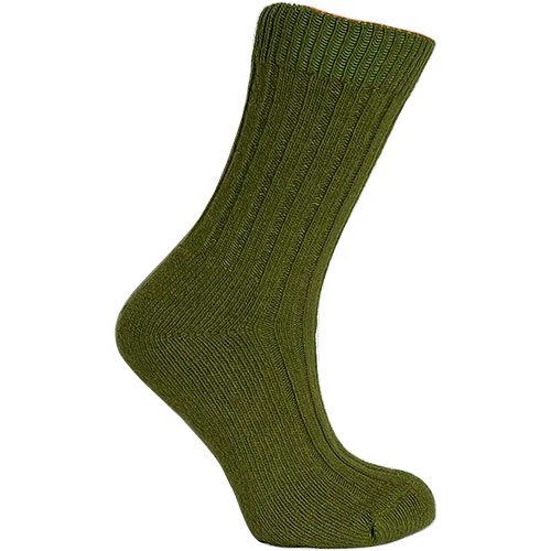 Merinould Strømper Lime | Str. 43/46