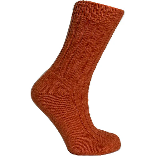Merinould Strømper Orange | Str. 39/42