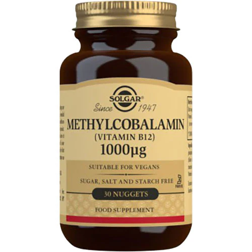 Solgar Methylcobalamin 1000 Ug (B12) | 30 tabletter