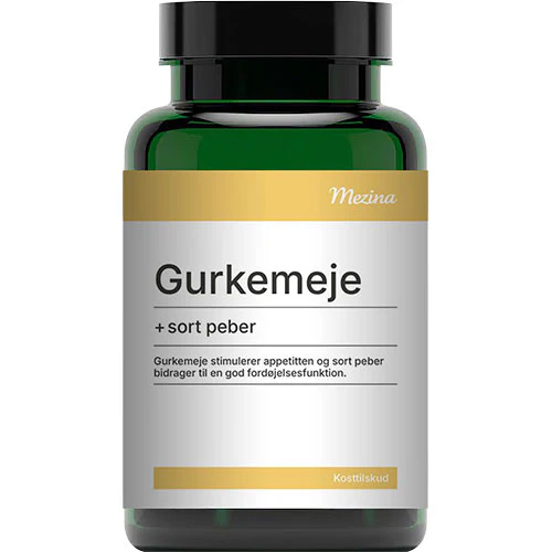 Mezina Gurkemeje + sort peber | 120 kapsler